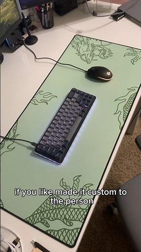 diy gift ideas part 2: custom desk mat 🔥 🐉