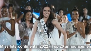 Philippines' Queens in Leading Beauty Pageants of 2022 Still Congratulations to our Queens who represented the Philippines in the world stage. Miss Universe Philippines 2022 Celeste Cortesi Miss World Philippines 2021 Tracy Maureen Perez Binibining Pilipinas International 2022 Hannah Arnold Miss Philippines Earth 2022 Jenny Ramp Miss Supranational Phillippines 2022 Alison Black Miss Grand International Philippines 2022 Roberta Tamondong Binibining Pilipinas Intercontinental 2022 Gabrielle Basian