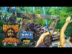 2021 Adventure Express Roller Coaster On Ride Ultra HD 4K POV Kings Island