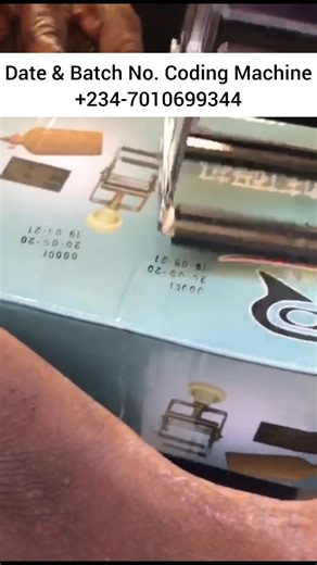 Date and Batch Number Coding Machine