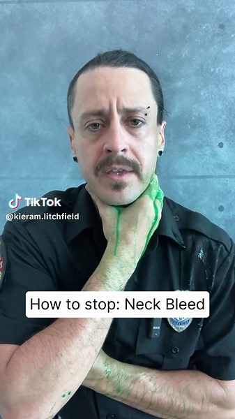 Massive Neck Bleed and Zombie Tips for Halloween