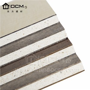 [Hot Item] Flooring Interior Exterior Decorative MGO Composite HPL Wall Board Laminated MGO Board