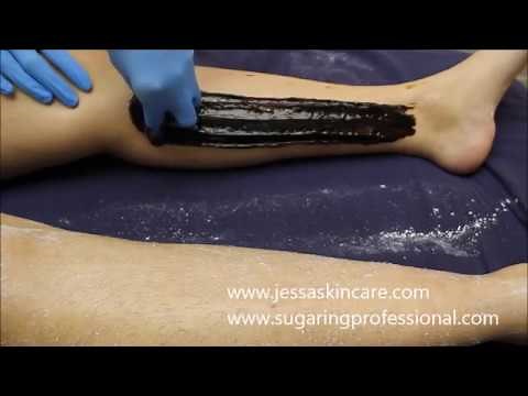 Speed Sugaring Lower Leg Waxing Wax | Professional Body Sugaring Esthetician School Aesthetician
