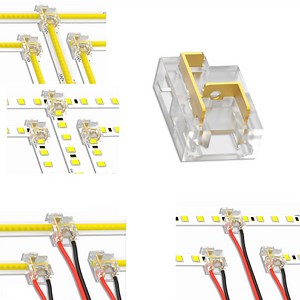 2pin 8mm 10mm COB SMD LED Strip Connector for COB Tape Light
