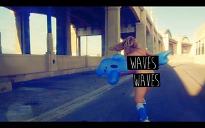 That time I got crazy and naked so you could learn the lyrics to "Waves"🙈 The Waves lyric video previously on Vevo now debuting on YouTube #igetctazyideas Watch the the full frontal...I mean full length version here: http://goo.gl/HKfQB0 | blondfire