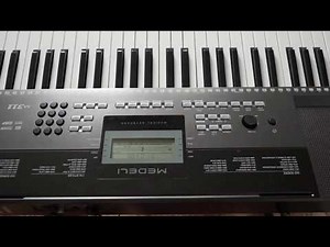 Самый дешевый синтезатор с чувствительной клавой - MEDELI M311