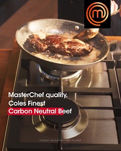 Mouth-watering, MasterChef quality Coles Finest Carbon Neutral Beef. 2022 Product of the Year Winner of the Fresh Meat Category. Survey of 5000 people by NielsenIQ. | Coles