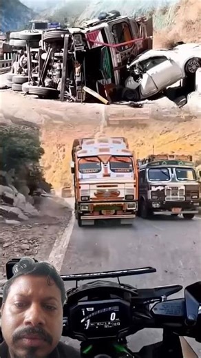 कश्मीर की घाटी में ट्रक पलट गया😂~mini wood toy- woodworking art skills /wood / handcrafts / #shorts