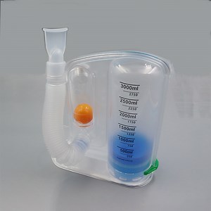[Hot Item] Medical One Ball Lung Trainer Breathing Simple Spirometer