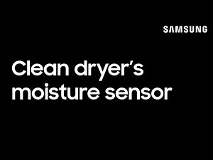 Clean the moisture sensor on your Samsung dryer so it doesn’t shut off early | Samsung US