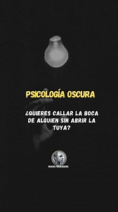 5.8K views · 111 reactions | 易"El Poder del Silencio: Cómo Callar a Alguien Sin Decir Nada" hotm.art/Codigos_Psicologicos_Revelados #TrucosPsicológicos #PoderDelSilencio #PsicologíaOscura #ControlMental #DominaLaMente | Trucos Psicológicos | Facebook
