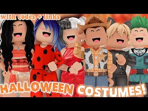 10 Roblox Halloween Costumes! *WITH CODES + LINKS*