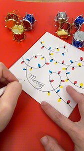 Easy #homemade #Christmas #card | Lauren H