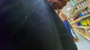 Bbc dickflash & cum fully exposed in store