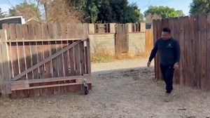 6 Inch Heavy Duty Gate Wheel, 650 lb Capacity, Fits Metal Tube Gates and Wooden Gates, 360° Swivel Spring-Loaded Caster. Gate Wheel for Smooth Operation. Equipped with Installation Tools