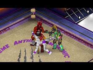 NEW BUNNY BOY DEBUT vs 3 Girls in a Ballbusting Domination Match! 3 vs 1 DESTRUCTION!