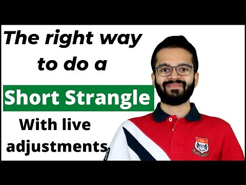 The right way to do Short Strangle with adjustments | Live backtesting | Option trading strategies