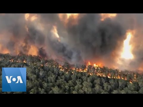 Aerial Footage Shows Scale of Fires in Australia
