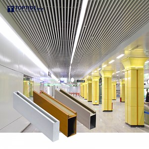[Hot Item] Expanded Metal Ceiling Decorative Suspended Aluminum Linear Ceiling for Metro Station