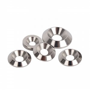 [Hot Item] Stainless Steel A2 A4 Countersunk Solid Metal Round Finishing Bowl Shaped Washer for Flat and Oval Head Screws