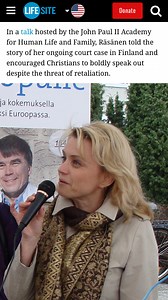 24 reactions · 6 comments | Finnish MP on trial for sharing Bible verse against homosexuality urges Christians to speak the truth | FOR THE FULL STORY at LifeSiteNews.com. #finland #bible #homosexuality #lgbt #christians #christianity #faith #truth #news | John-Henry Westen | Facebook