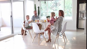 Modway Lippa Mid-Century Modern 24" Square Dining Table, White Base