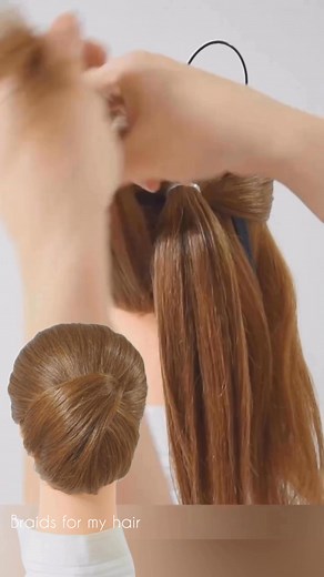 Cute #updo for medium to long hair 🧡 #hairstyle #braids #coiffure #acconciature #hairstyles #peinados | Braids for my hair