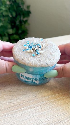 coarse sand + bingsu/large perlite slime mixing!🌊