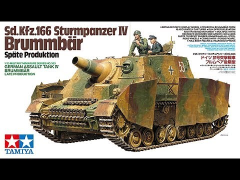 Building the all new 1/35 Tamiya Brummbar late