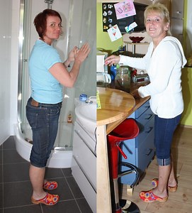 GERMAN WOMEN in clogs