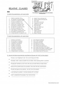 Relative Clauses
