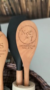 Personalized Wooden Spoon or Silicone Spatula Bridal Shower Favors - Etsy