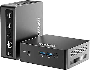 AWOW AL34 Mini PC 8GB DDR4 256GB SSD, Mini Desktop Computer Intel J4105(up to 2.5 GHz), Dual HDMI Screen Display 4K@60Hz, Dual-Band WiFi, USB3.2 x4, Gigabit Ethernet Micro PC