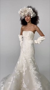 This romantic #VeraWangBride 'Ronnie' fit & flare wedding dress is bathed in romantic floral appliqué allover with draped tulle overlay on the bodice. 🌷|| https://bit.ly/47CN0qh Available for rent and purchase in store. - Book Your Appointment https://designerbridalroom.com.hk/appointment Tel: 2167 8708 WhatsApp: 852 5377 0436 | Designer Bridal Room, Hong Kong