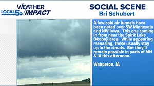 Cold Air Funnels Explained: Weak funnels spotted in Iowa amid spotted showers