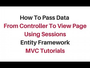 how to pass session data from controller to view mvc c#4.6