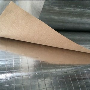 [Hot Item] Single Sided Fireproof Reinforced Two Ways Aluminum Foil Scrim Paper for Sarking