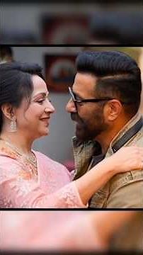 Sanny Deol with family #viral #bollywood #sunnydeol #bobbydeol #hemamalini #dharmendra #fun