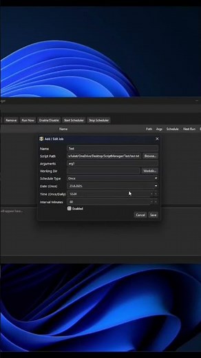 ⚡ Script Manager – Control All Your Python Scripts in One Place! 💻#PythonDev #PyQt6 #ScriptManager
