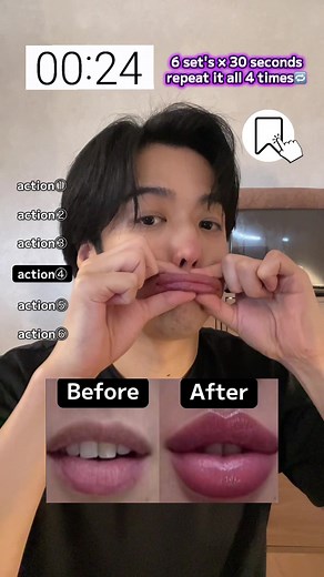 3-Minute Workout for Fuller Lips