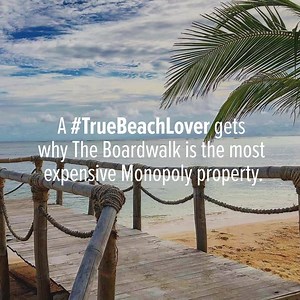 384 reactions · 62 shares | A True Beach Lover® gets why The Boardwalk is the most expensive Monopoly property. | CheapCaribbean.com | Facebook