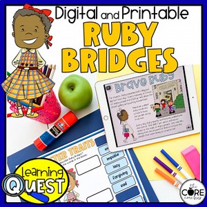 Ruby Bridges Reading and Writing Activities - Civil Rights - Black History Month