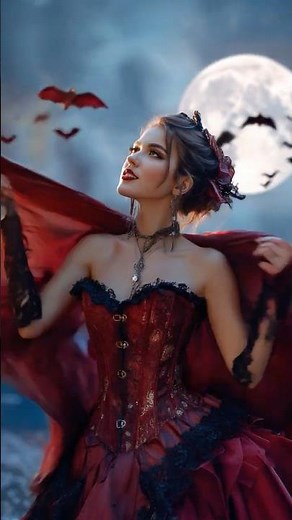 The Elegance of a Vampire Queen 🌙🦇 💃