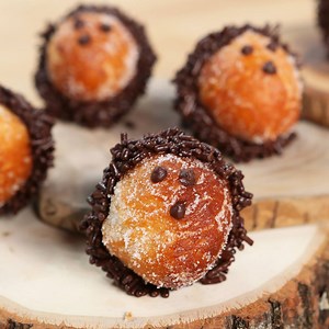 317K views · 169 reactions | These hedgehog doughnut holes might be too cute to eat! | Popsugar | Facebook