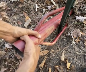 Fence Post Puller With T-post Driver.