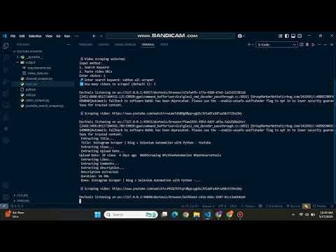 YouTube Scraper Python | Scrape Views, Likes, Comments, Channel Info | No API Needed!
