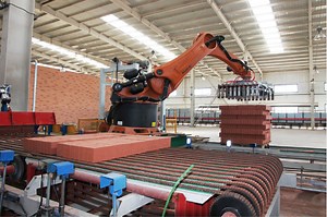 [Hot Item] Best- Robotic Arm Manufacturing Machine Clay Brick Stacker Palletizer for Brick Stacking Machine