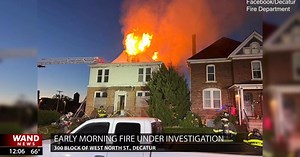 Large house fire in Decatur deemed suspicious