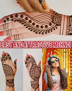 323K views · 20K reactions | Easy and attractive back hand mehndi design #henna #mehndi #hennadesign #mehndihenna #megandi #eidmehndi #hennaart | A2Z Mehndi Art | Facebook