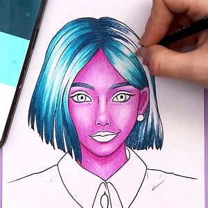 18K views · 254 reactions | Je laisse l’app choisir les couleurs de mon dessin !  #randomcolorchallenge #colorgenerator #couleuraleatoire #colorchallenge #dessin #drawing | Art Room | Facebook